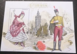 FRANCIA 2025 BLOQUE HOJA Sello ÓPERA CARMEN MÚSICA CLÁSICA Nuevo - Imagen 1 de 1