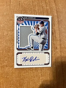 2024 Stars & Stripes - Kyle Robinson - Silhouettes Auto Jumbo Relic /199 - Picture 1 of 6