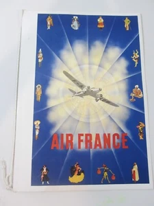 1 Aug (Aout) 1981 - MENU AIR FRANCE CONCORDE Paris to NY - Around the World - Bild 1 von 4