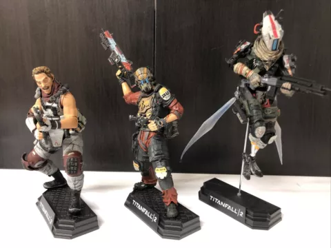 Titanfall 2 Action Figure Lot Jack Cooper Jester Blisk McFarlane Apex Legends Cover