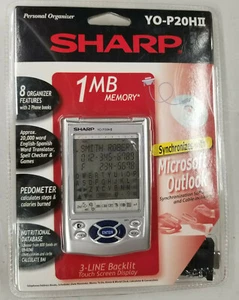 Sharp Personal Organizer YO-P20HII NEW Sealed 1MB Memory Backlit Touchscreen - Picture 1 of 8