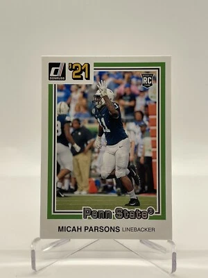 2021 Panini Chronicles Draft Picks #27 MICAH PARSONS RC Retro Rookie Insert - Image 1 of 2