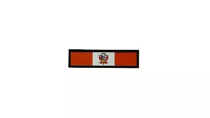 Patch printed embroidered travel souvenir biker backpack flag peru - Bild 1 von 1