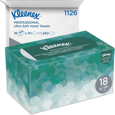 Toallas de Mano (11268), Ultra Suave y Absorbente, Caja Pop-Up, 18 Cajas/Estuche, 70 P Foto 1 de 4