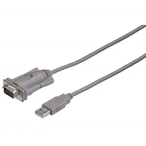 Hama USB auf Seriell 9-Pol Adapter-Kabel Konverter 2m RS232 RS-232 Com-Port DB9 - Afbeelding 1 van 2