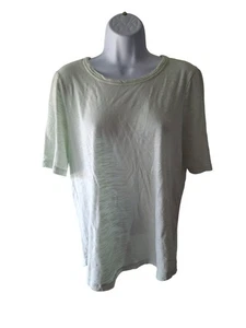Camiseta Banana Republic Malibu L Verde Menta Suave Niña Minimalista Suave Niña Modal - Imagen 1 de 6