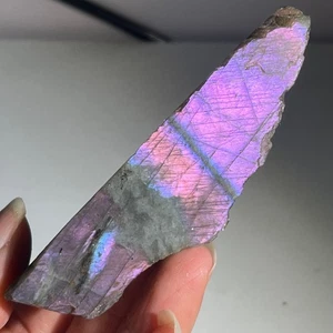 93g Rare Flashy Labradorite Slab Crystal Rough Gemstone Raw Labradorite Rough - Picture 1 of 16