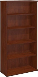 Bush Business Furniture C 36W Tall 5 Shelf Bookcase Hansen Cherry Large - Picture 1 of 1