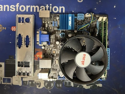 Asus P8H61-I Sockel LGA1155 DDR3 Mini-ITX Desktop Mainboard mit i7 16Gb Ram - Bild 1 von 4