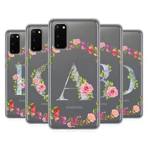 HEAD CASE DESIGNS DECORATIVE INITIALS SOFT GEL CASE FOR SAMSUNG PHONES 1 - Picture 1 of 20