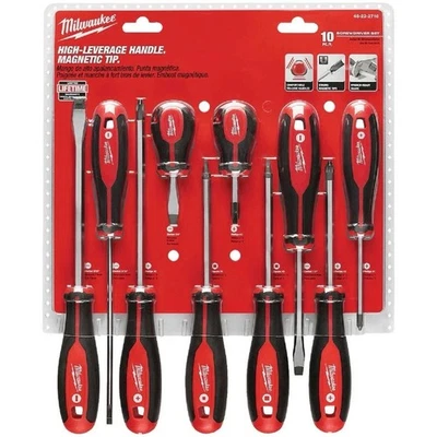 Milwaukee 10 Piece Screwdriver Set 48-22-2710 - Image 1 of 4