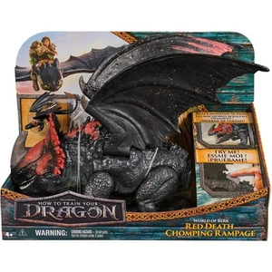 How To Train Your Dragon Movie Red Death Chomping Rampage Figure - Picture 1 of 4
