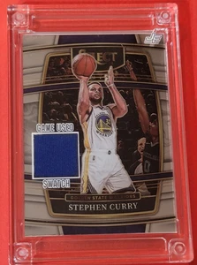 Stephen Curry GIOCO USATO SHOOTING SHIRT CARD 2025 JERSEY FUSION SELECT WARRIORS - Foto 1 di 9