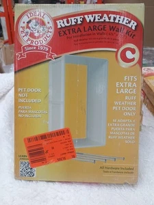 Kit de instalación de pared para puerta de mascotas Ideal Pet Products Ruff-Weather, extra grande - Imagen 1 de 2