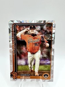 2025 Topps Serie 1 - Logan Webb #242 Diamante Foil Giants - Foto 1 di 2
