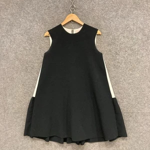 Roksanda Dress Womens Size 10 Black White Sleeveless Smock Made in England 26118 - Picture 1 of 15