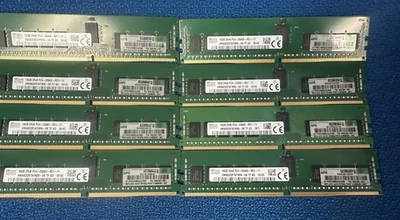 SKhynix 16GB 2RX8 PC4-2666V- RE1-11 HMA82GR7AFR8N-VK Lot Of 8 - Image 1 of 4