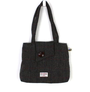 Harris Grey Tweed Tote Bag - Picture 1 of 7