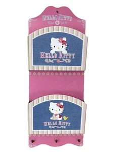 Organizador de pared rosa Hello Kitty Sanrio ganchos para llaves de aluminio clasificación de correo dormitorio Kawaii - Imagen 1 de 16