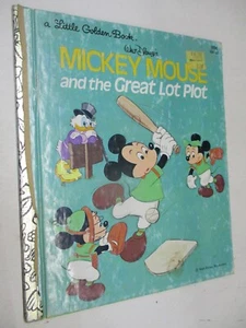 Walt Disney's Mickey Mouse and the Great Lot Plot 1981 Little Golden Book - Picture 1 of 3