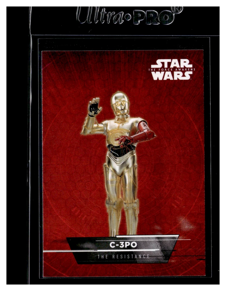 2015 Topps Star Wars: The Force Awakens Series 1 - Stickers #10 C-3PO - Image 1 of 2