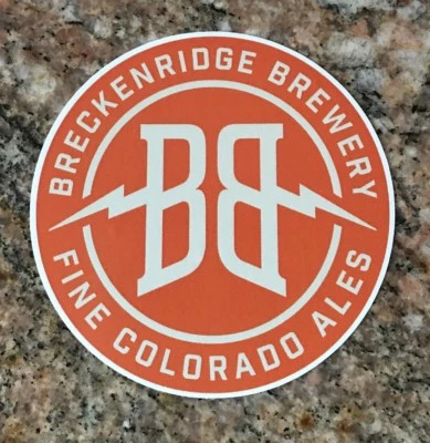 Breckenridge Brewery Sticker - Colorado Brew Ales Mountains Ski Snowboard Sports