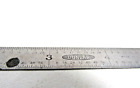 Vintage Dunlop Stainless Steel 6" Rule Ruler  No. 3968 #MZ