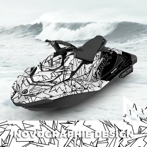 SEADOO SPARK sticker trixx GRAPHIC KIT 2up + 3up Jet Ski full wrap Decal Vinyl - Picture 1 of 2