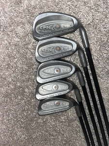 Ping Eye 2 Karsten Orange Dot Set (4,5,7,8,9 Irons) - w/ Aldila Reg Shaft 37 In - Picture 1 of 4
