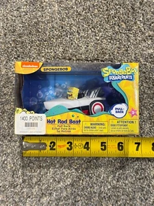 Nickelodeon Spongebob, Hot Rod Boat Pull Back n Go Action - Picture 1 of 5