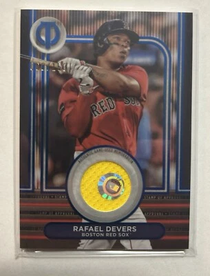 2024 Topps Tribute Baseball Rafael Devers Relic Card /150 - Image 1 of 2