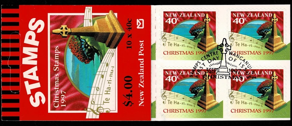 NEW ZEALAND - 1997 CHRISTMAS BOOKLET - Sc#SB 87- CTO - NZ 32 - Image 1 of 1