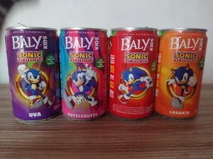 Sonic The Hedgehog latas de refresco coleccionables vacías de Brasil - Licencia de SEGA - Imagen 1 de 13