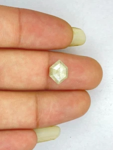 diamond yellow color Hexagon cut Natural diamond 2.29tcw 10.5MM fancy diamond - Picture 1 of 17