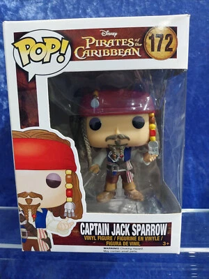 Pop Vinyl Pirates Of The Caribbean 172 MIB Capt Jack Sparrow 2016 with Protector - image 1 of 4