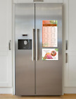 Set of 2 Mediterranean Diet Refrigerator Magnet Shopping List | Grocery List & F