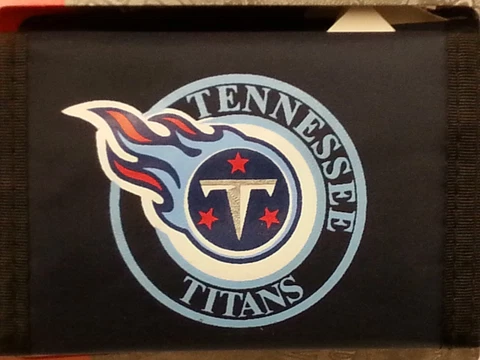 NFL Tennessee Titans Nylon Tri-Fold Wallet, NEW (Logo) Cover