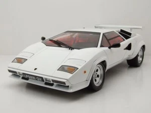 Lamborghini Countach LP 5000S QV 1985 blanco modelo coche escala 1:12 KK - Imagen 1 de 10