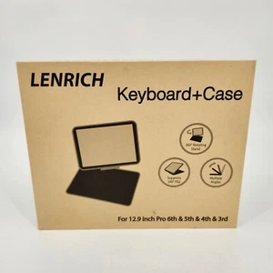 Ipad Keyboard 12.9 New 4,5,6th Generation Pink - Picture 1 of 9