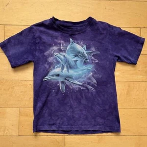 The Mountain 2011 Dolphin Tie-dye T Shirt, Sz Medium, festival, crunchy, hipster - Picture 1 of 11