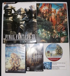 Final Fantasy XII 12 PlayStation 2 PS2 CIB with Strategy Guide and Artbook! - Picture 1 of 2