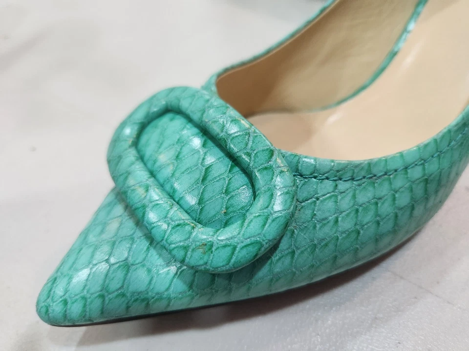 Zapatos de salón Kate Spade Crocodile Kelly verde 8,5 Foto 1 de 4