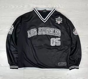Felpa maglia manica lunga Fubu Los Angeles vintage Y2K Rap taglia L uomo - Foto 1 di 11