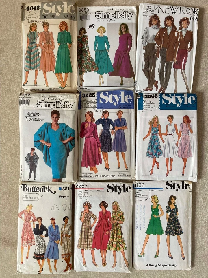 Vintage Sewing Patterns all Original from the Fab! 1960's 70's 80's - Image 1 of 1