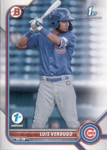 2022 BOWMAN PROSPECT 1ST EDITION CHICAGO CUBS - LUIS VERDUGO #BPPF-147 - Picture 1 of 2