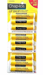 9 CHAP ICE ORIGINAL LIP BALM SOOTHE MOISTURIZE DRY CHAPPED LIPS CHAPSTICK - Picture 1 of 3
