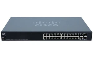 Commutateur Ethernet géré 24 ports Gigabit PoE Cisco SG500X-24P-K9 AFFRANCHISSEMENT GRATUIT - Photo 1/1