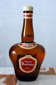 Antica Bottiglia MANDARINO STOCK 75cl con sigillo Stella - Foto 1 di 2