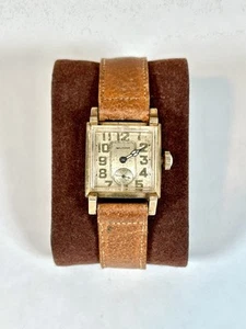 Vintage Waltham 10K Rolled Gold Plate Manual Wind Watch Running Missing Hand - Picture 1 of 9