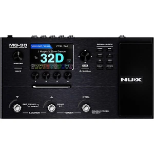 NUX MG30 Multi-Effects and Amp Modeler Effects Pedal Black Refurbished - Picture 1 of 7